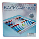 TRANSPARENT BACKGAMMON