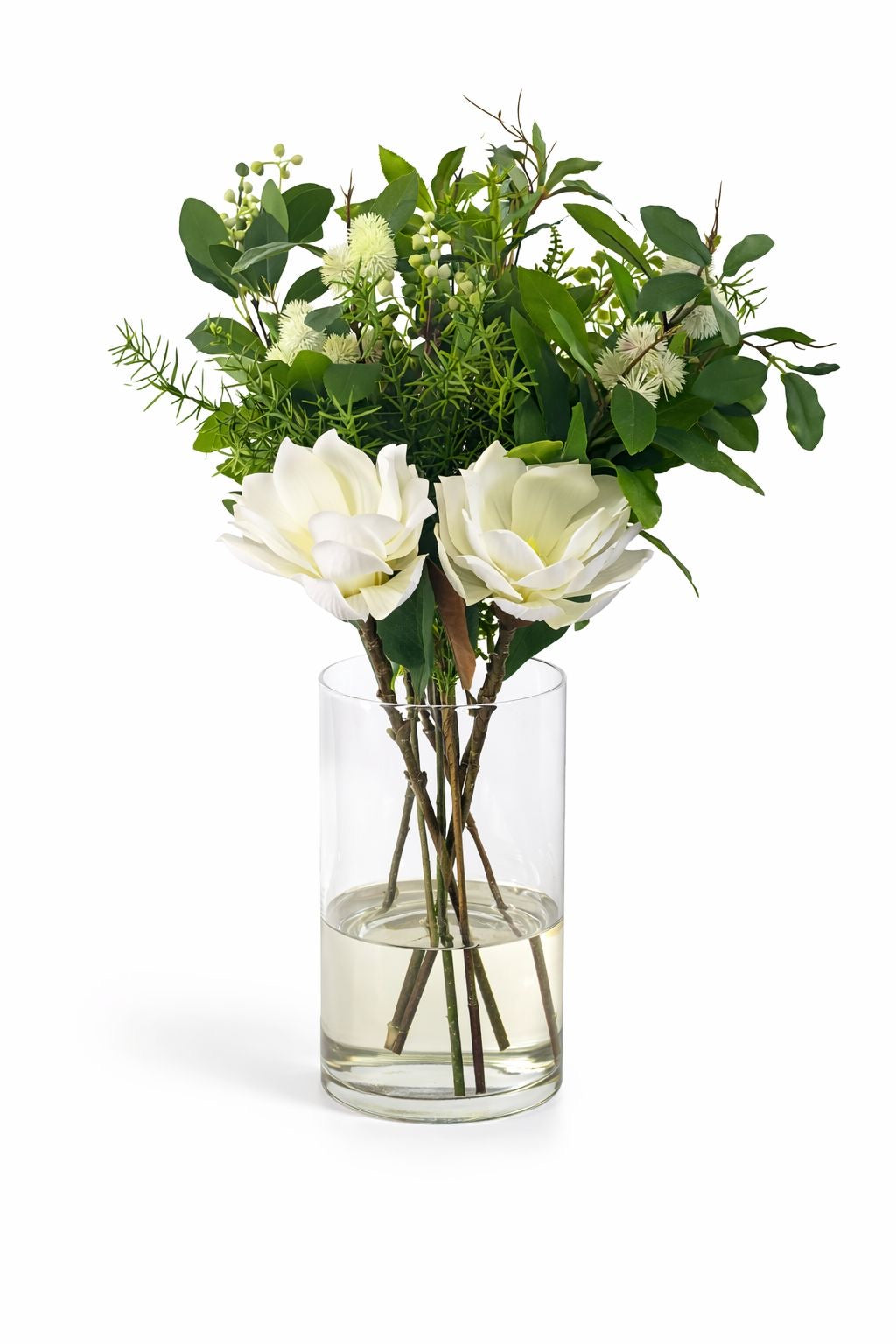 Arreglo Floral en Florero de Vidrio L