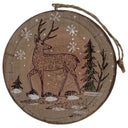 DEER BACK DISC ORNAMENT