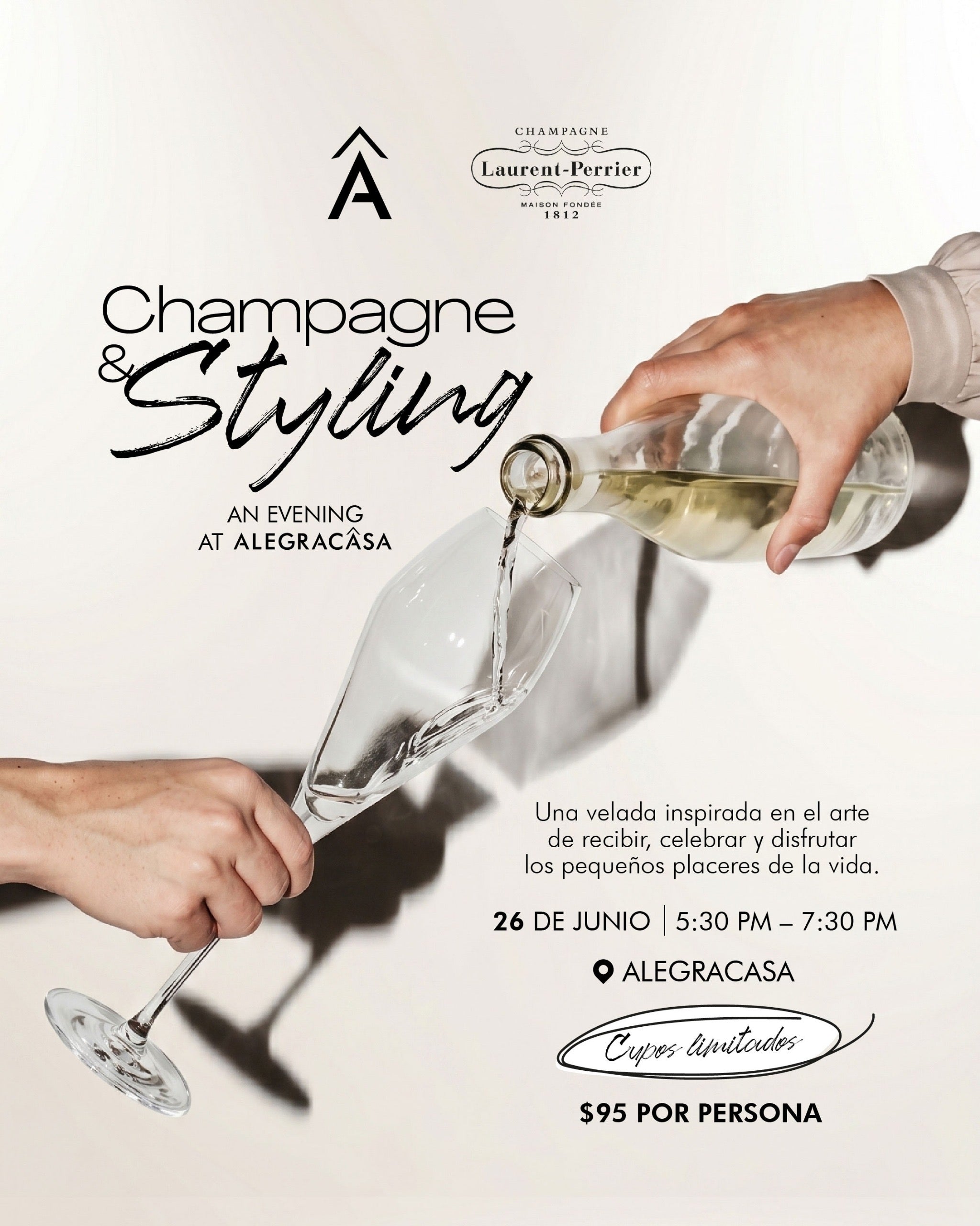 Champagne & Styling con Laurent Perrier