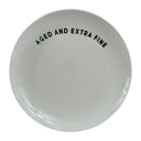 "AGED AND EXTRA FINE" STONEWARE DISH