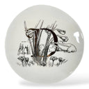 - D - MONOGRAM PLATE