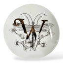 - W - MONOGRAM PLATE