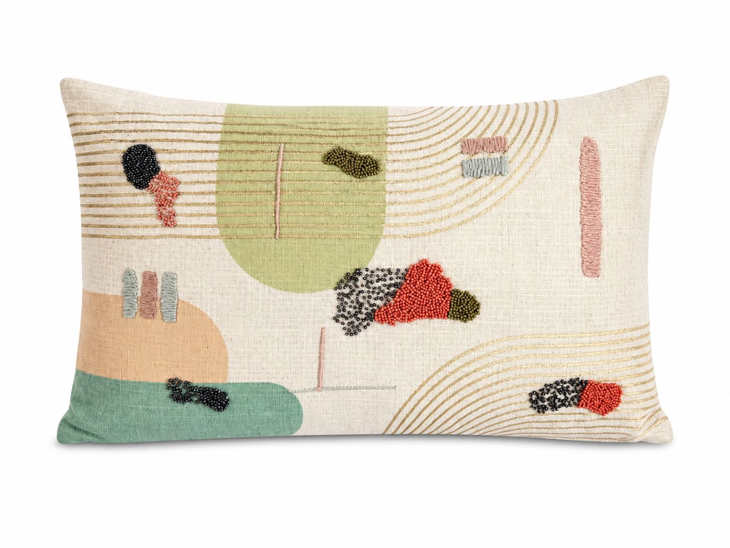 20” L x 12” H Cotton Slub Lumbar