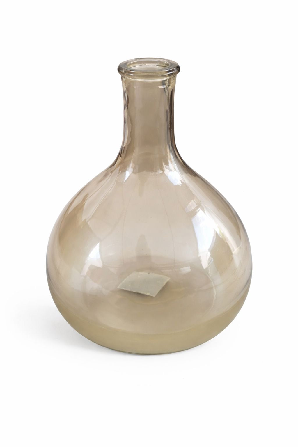 Florero Decorativo de Vidrio Texturizado