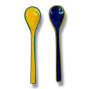 SET 2 SALT/PEPPER BLUE&YELLOW SPOON
