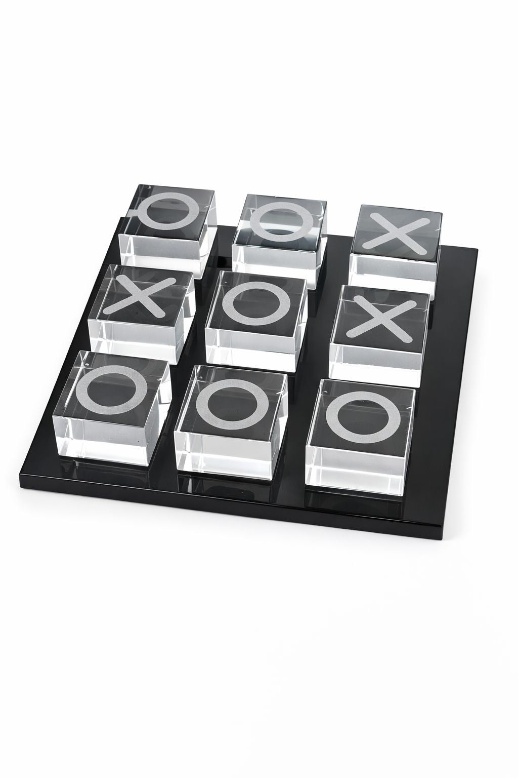 Juego Decorativo “X” y “0” en Cristal