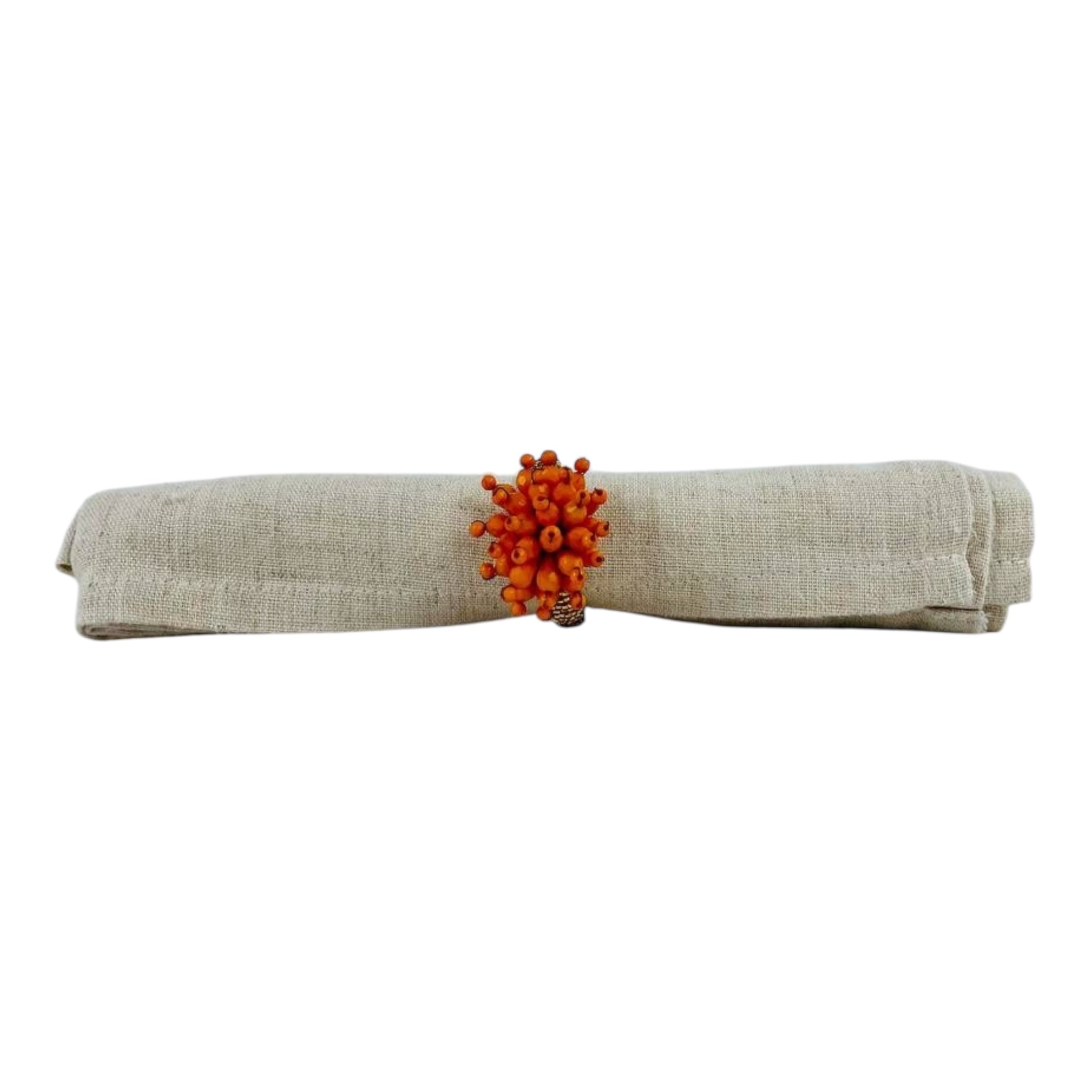 Set de 4 servilleteros Coral