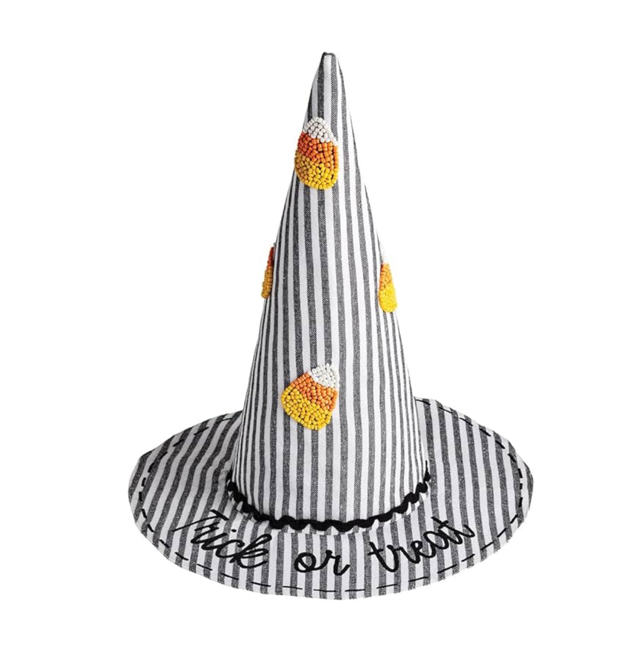Halloween Small Beaded Witch Hat Sitter