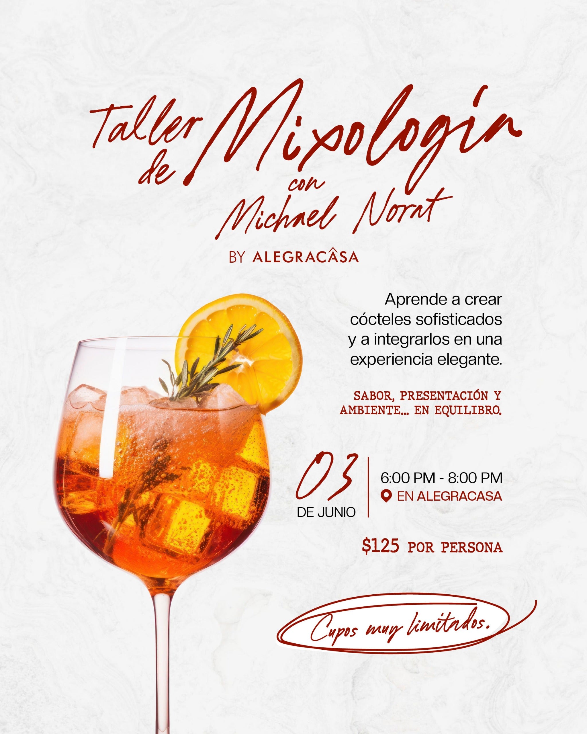 Taller de Mixología