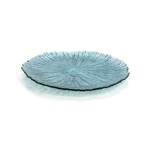 Plato Llano Relieve Lapa Turquesa Set of 6