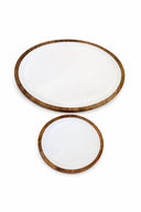 Wood Plate Set Of 2