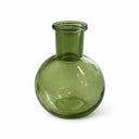 Jarrón de Vidrio Verde