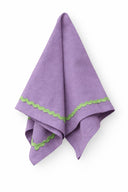 Servilleta de Tela Color Violeta & Verde S/6