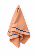 Servilleta de Tela Color Naranja & Azul  S/6