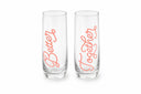 Stemless Champagne Flutes Together&Better S/2