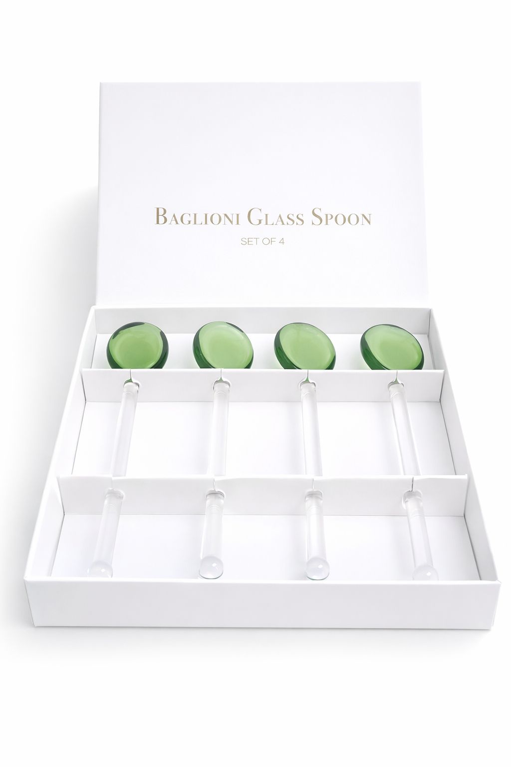 Set de Cucharas de Vidrio Baglioni (4 Piezas)