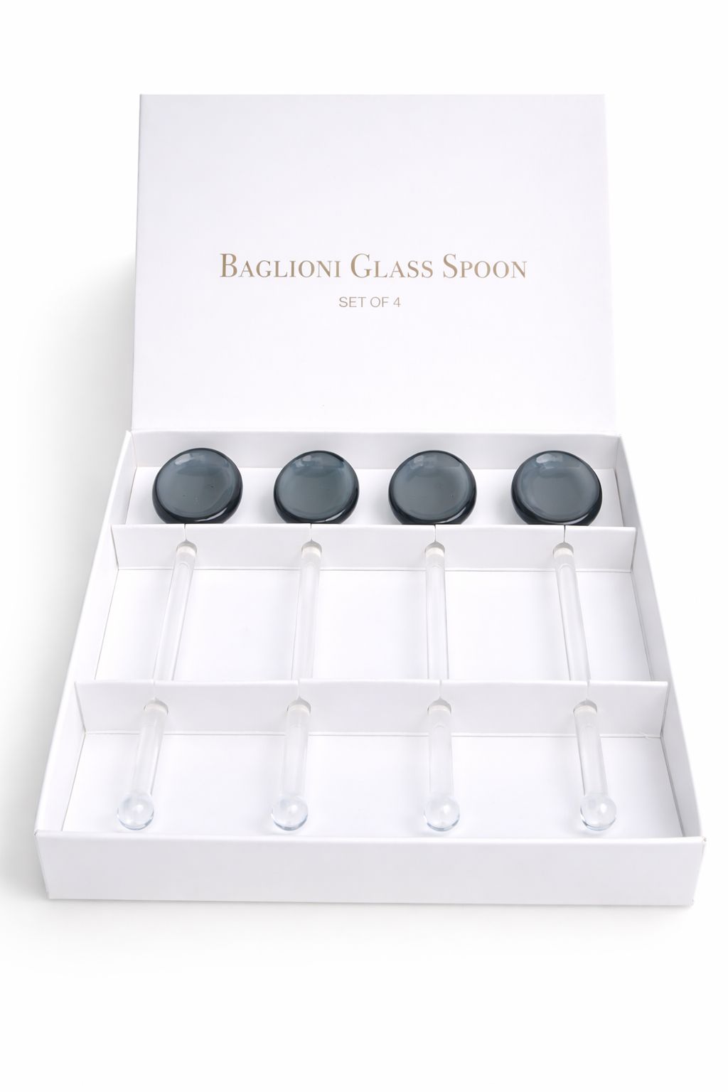 Set de Cucharas de Vidrio Baglioni (4 Piezas)