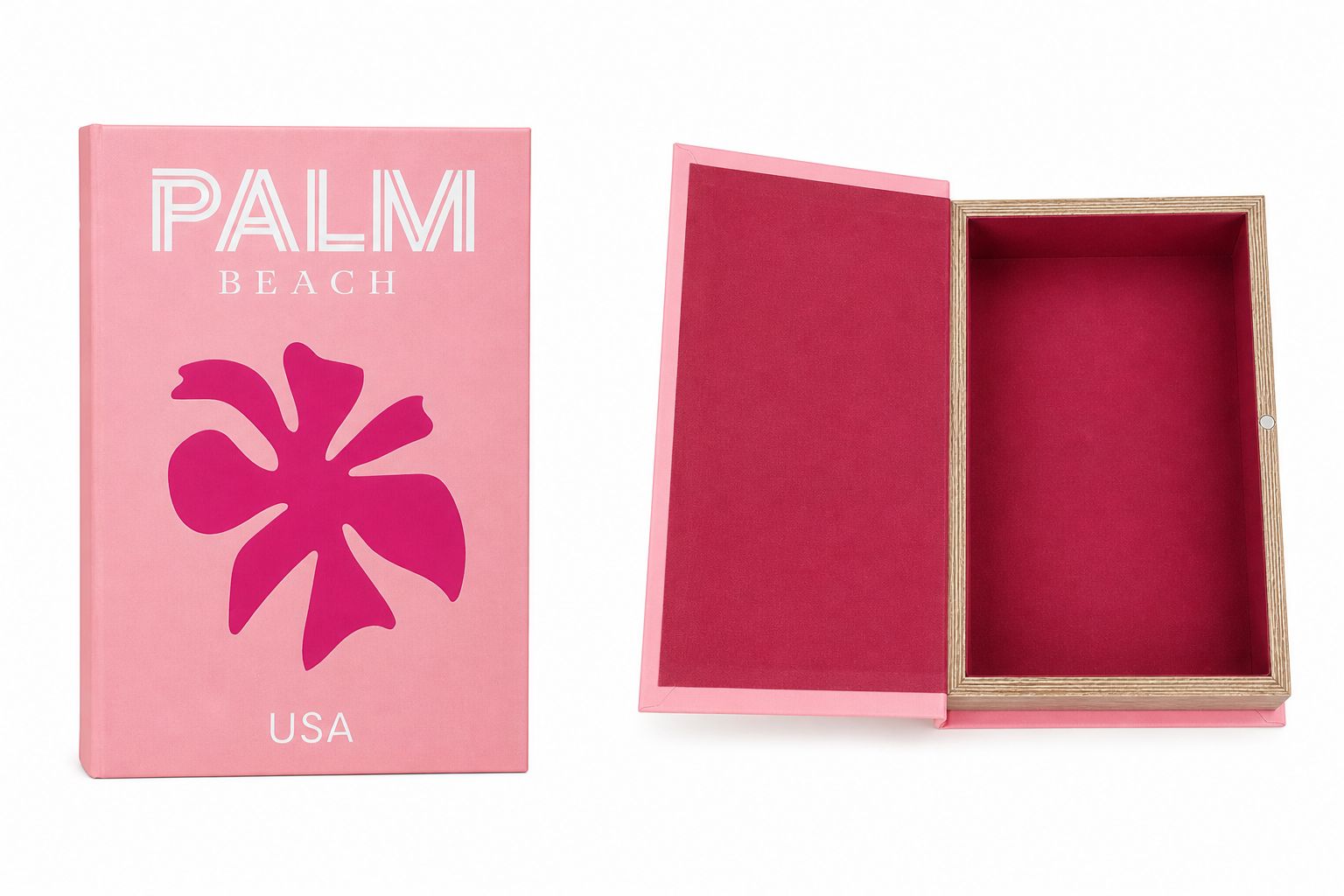 Caja Libro Palm Beach Pink