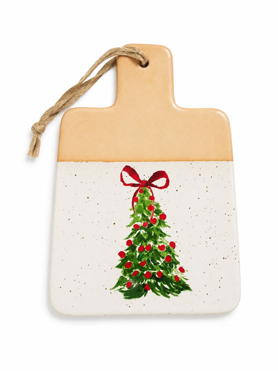 Cer Cheese Board Holiday Tree