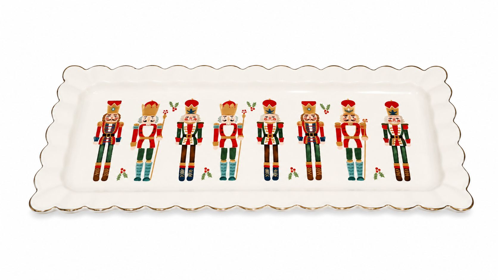 Plato Festivo Nutcracker Luxe