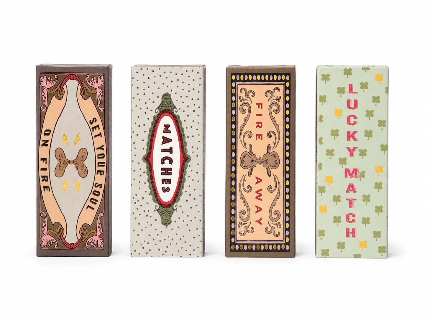 Matchbox Charm Set of 4