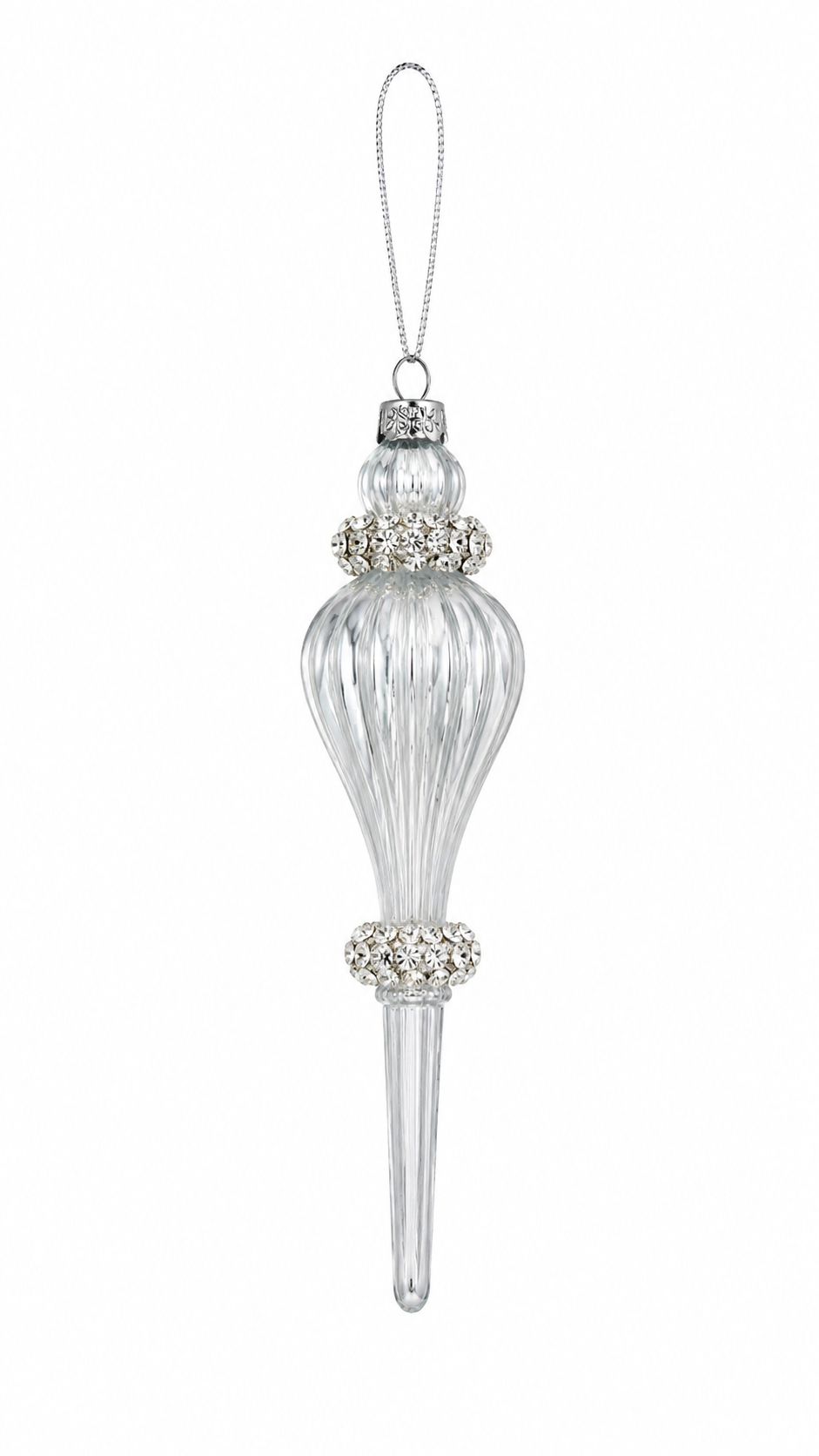 Ornament - Silver Icicle