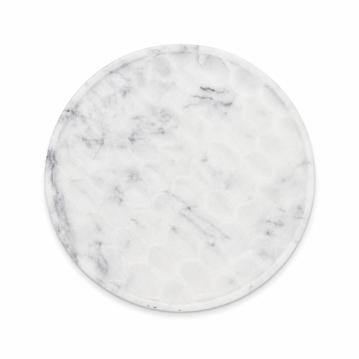 ROUND MARBLE TRAY MED
