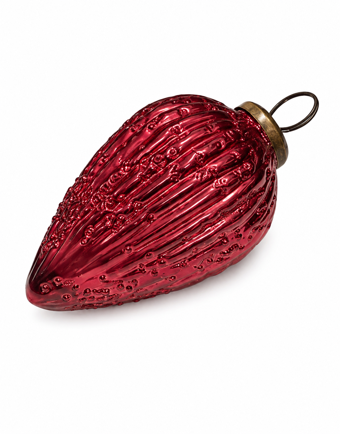 ORNAMENT Acorn Burgundy