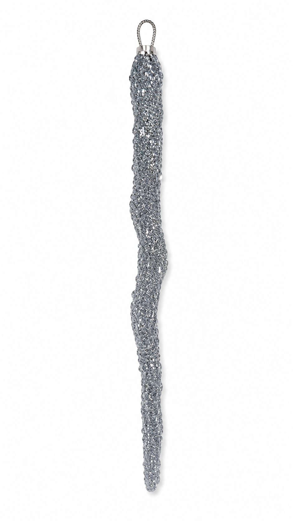 Ornament - Christmas Glass Teardrop Blue