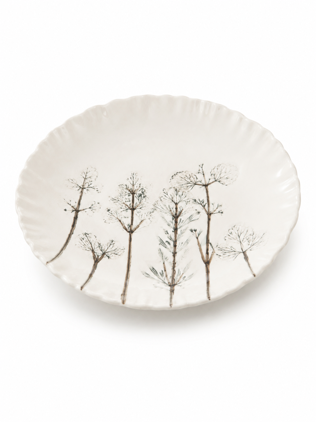 Stoneware Organic Shped Bowl