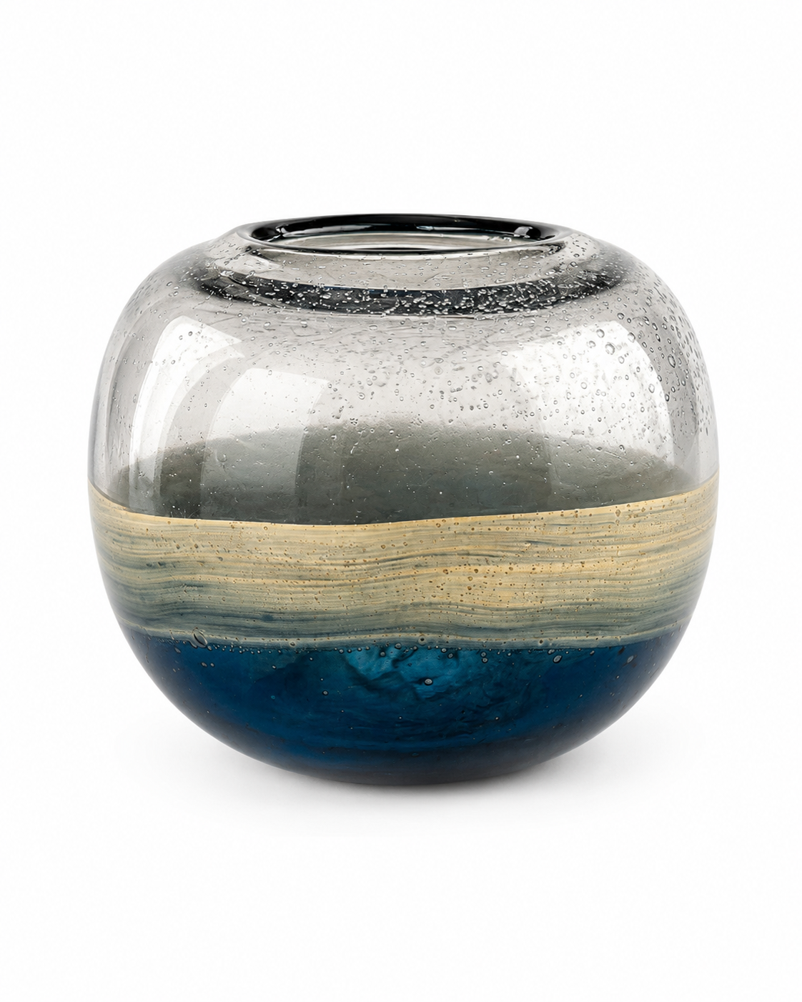 Ocean Glass Base D8” H7.5”