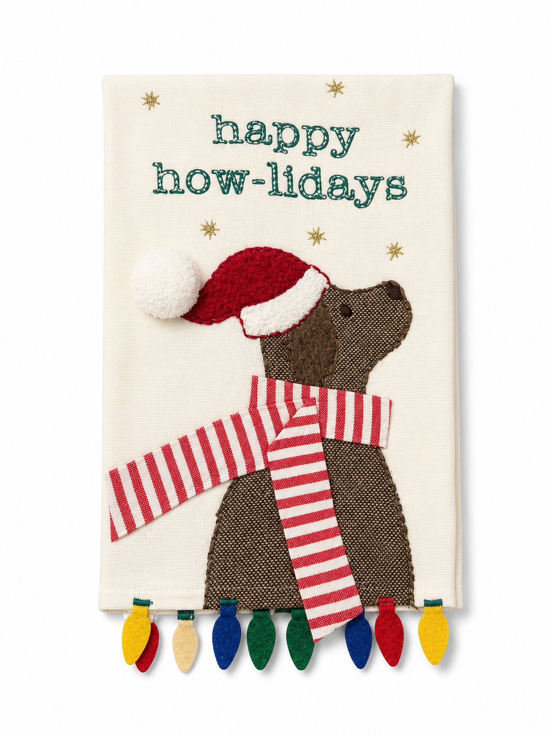 Toalla Navideña Happy Howl-idays