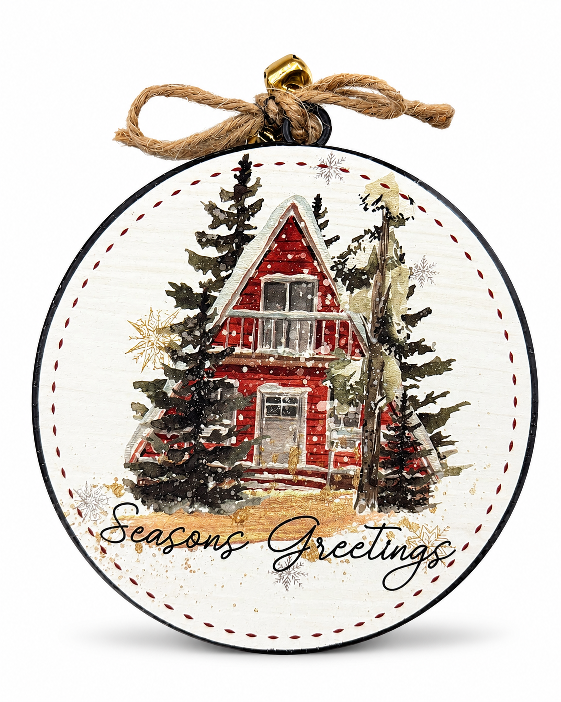 Metal Cottage Ornament