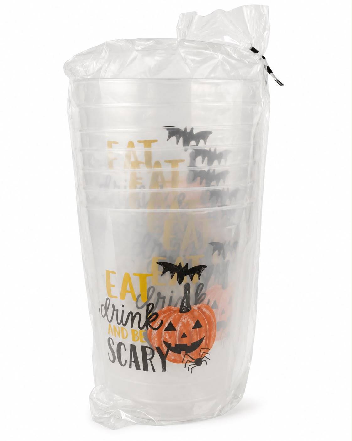 HALLOWEEN PARTY CUPS SET OF 8