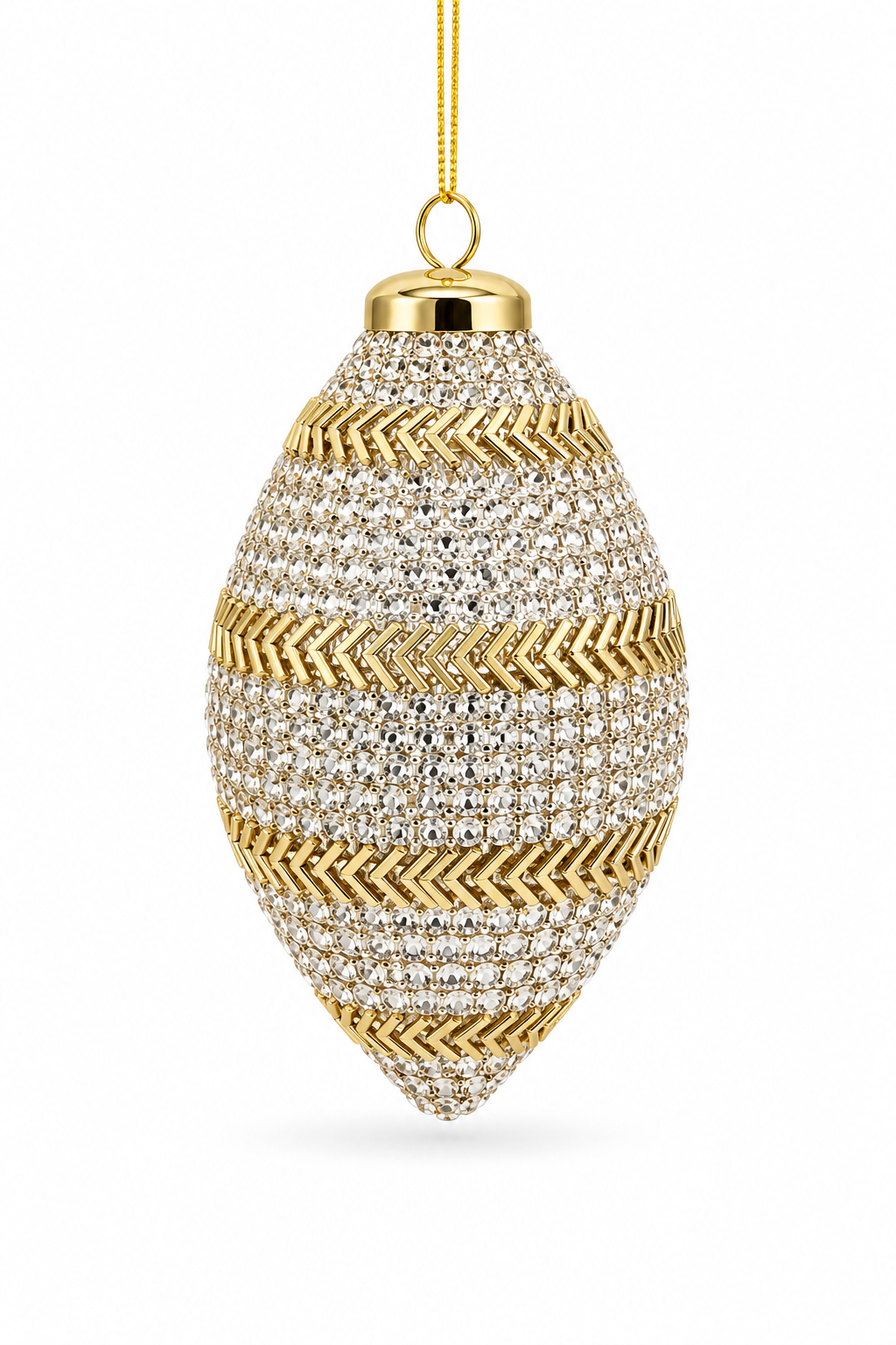 Ornamento Gota Crystal Chevron