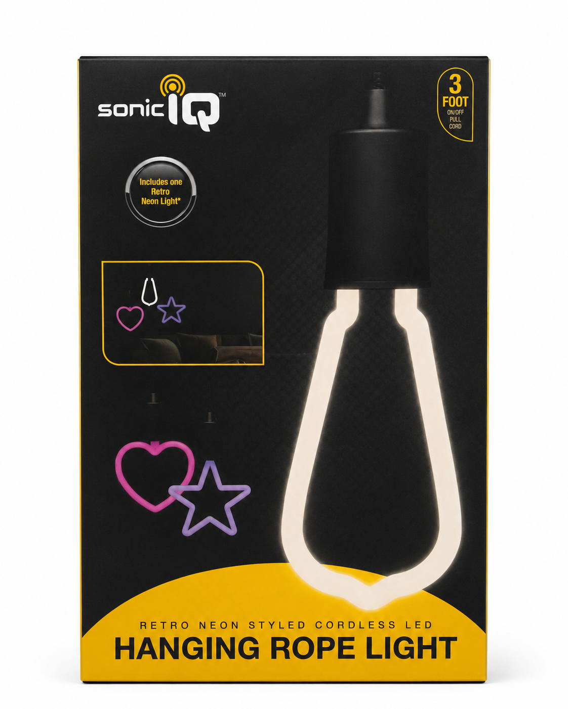 Retro Neon Styled Cordless Led (Star)