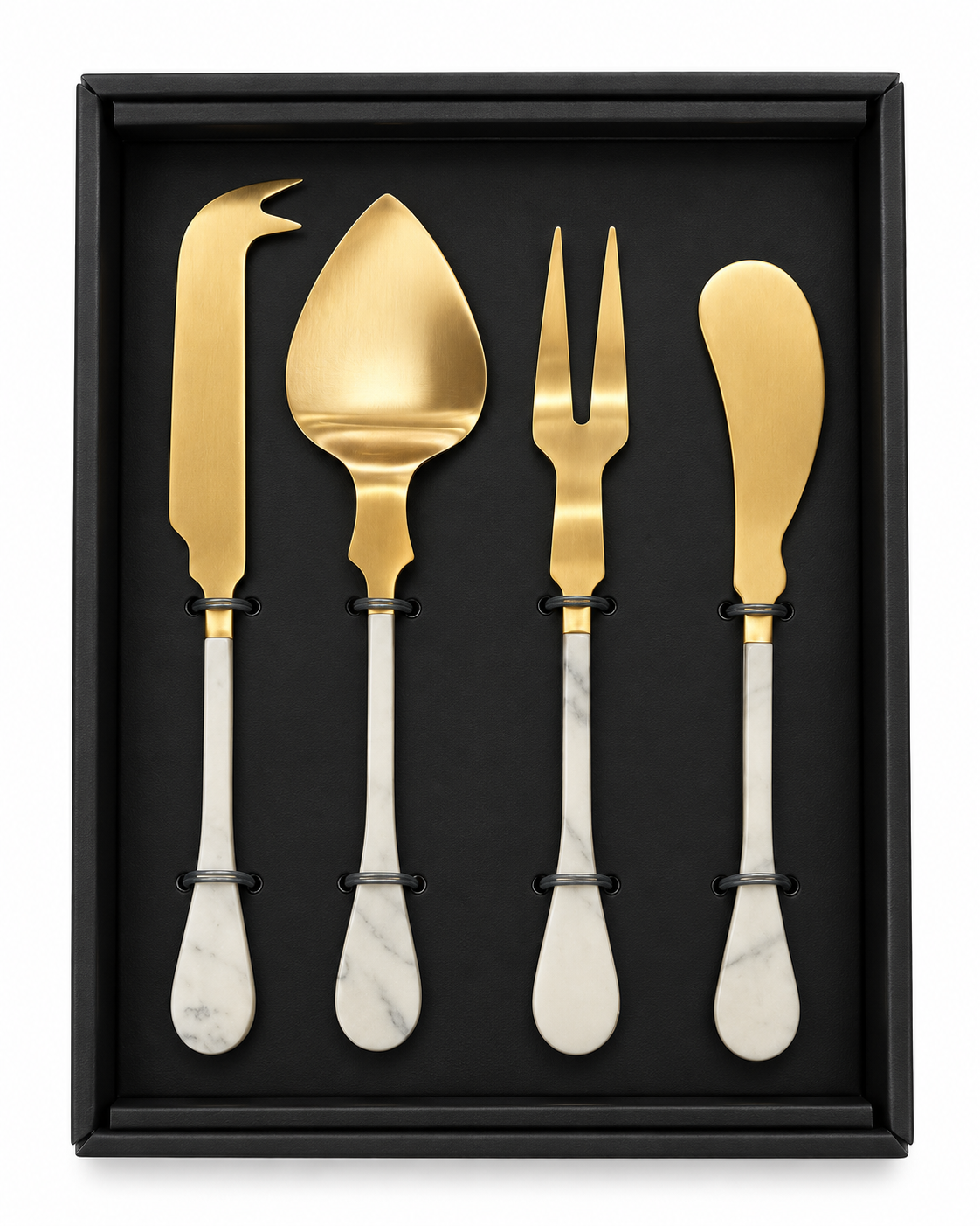 Set de Cuatro Utensilios para Cortar Queso