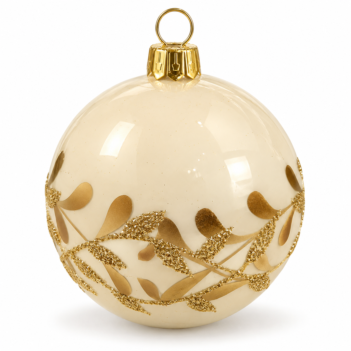 Beige Elegant Ball Ornament