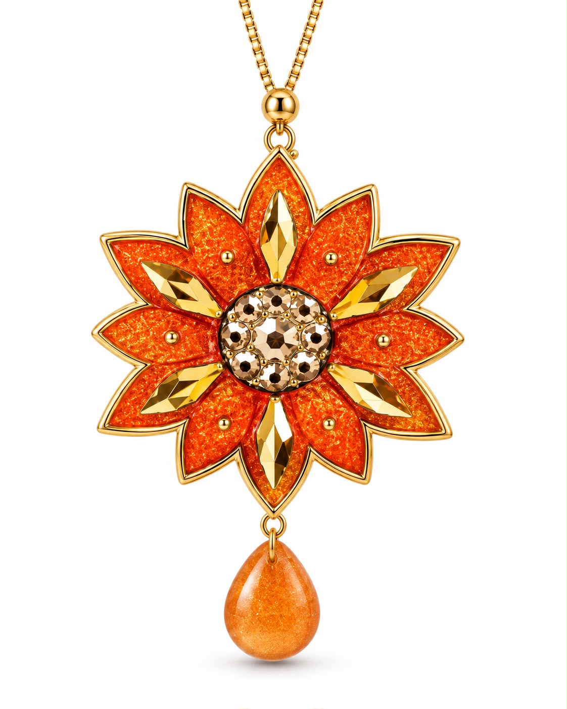 Ornament - Earings Orange