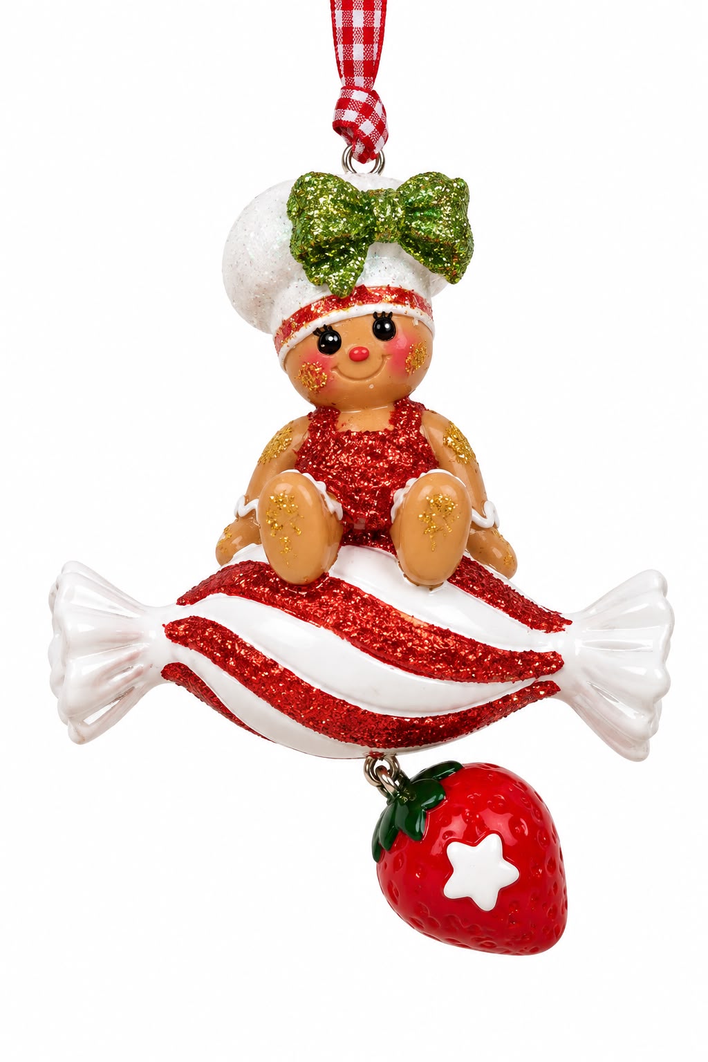 Ornamento Navideño Gingerbread con Caramelo