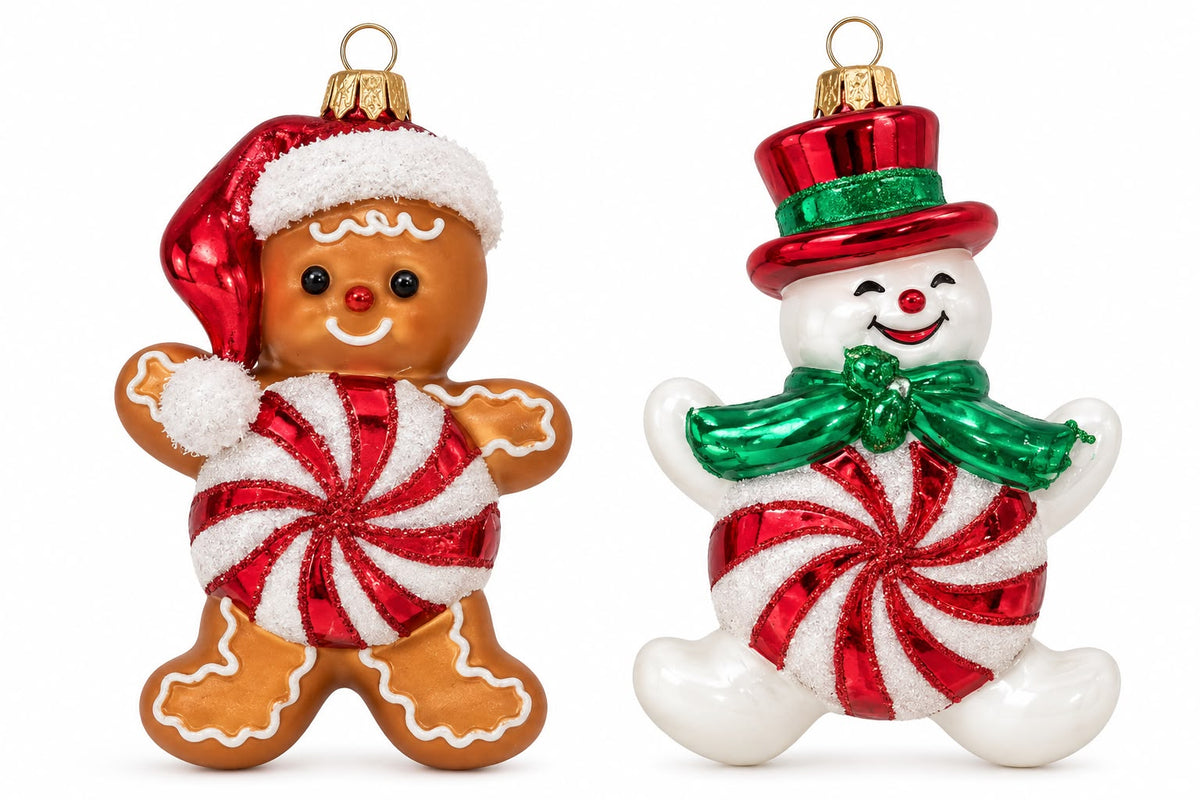 Set of Two Christmas Ornaments
