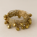 Golden Bells Napkin Ring
