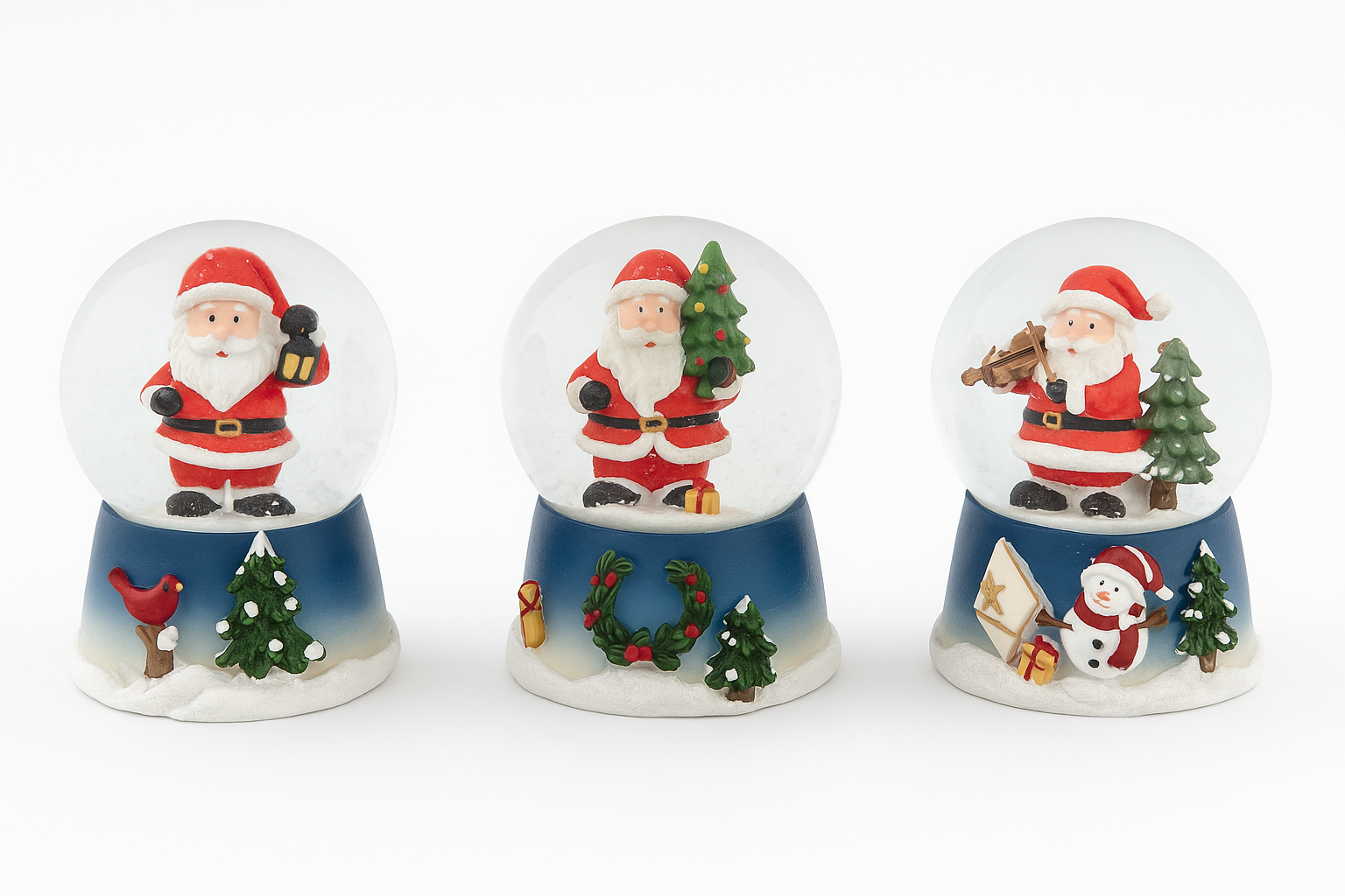 Mini Esfera de Nieve con Santa Claus | Santa Snow Globe