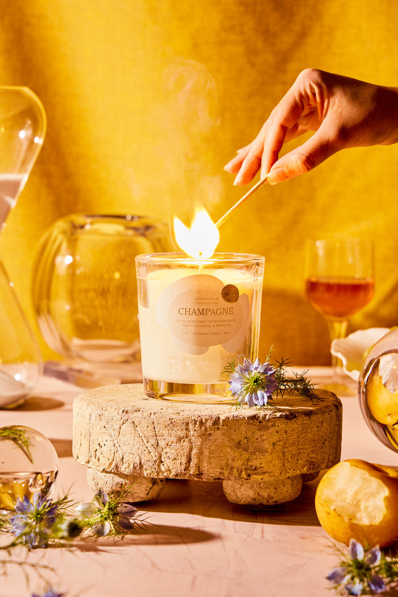 Rewined Champagne Candle 10onz