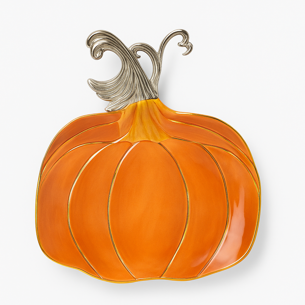 PUMPKIN SHAPED TRINKET TRAY
