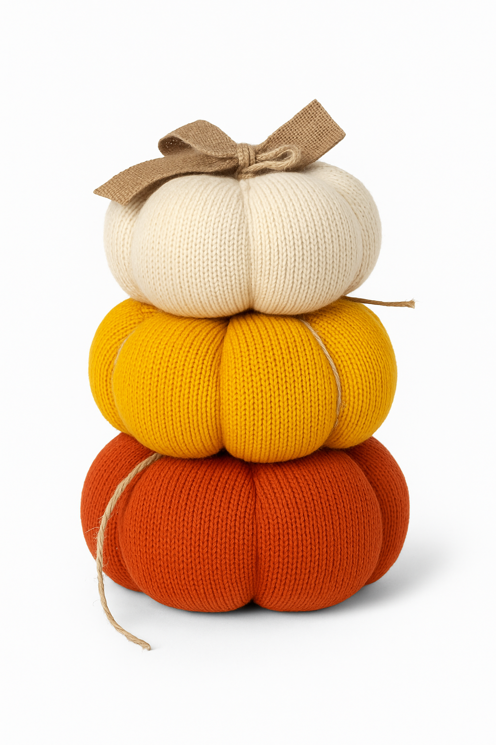 Trío de Calabazas tejidas