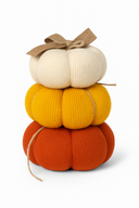 Trío de Calabazas tejidas