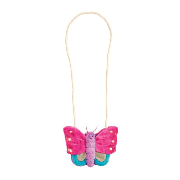 Girls light Up Purse - butterfly