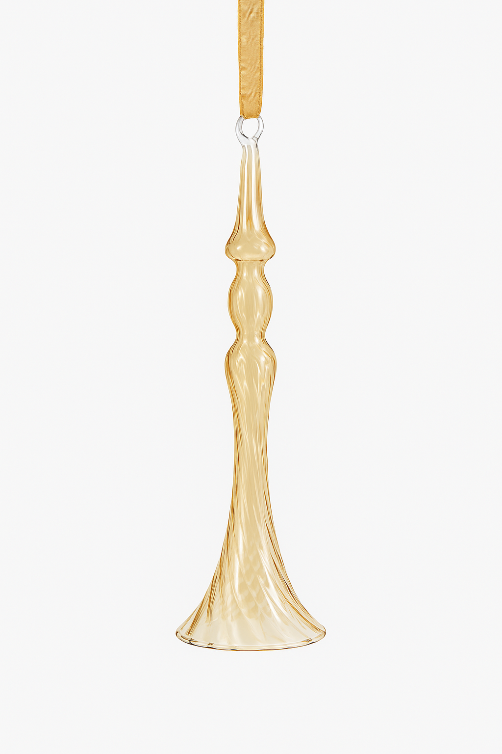 YELLOW FLUTE MED ORNAMENT